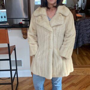 Blonde Mink Coat Flemington Fur